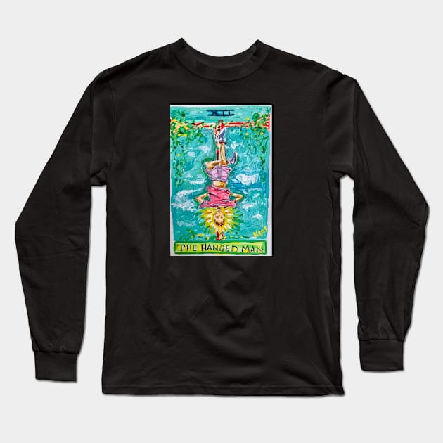 The Hanged Man Long Sleeve T-Shirt by KEOE